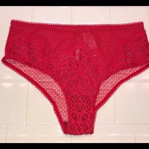Victoria’s Secret lace  mid rise cheeky. NWOT